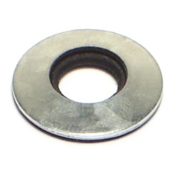 Midwest Fastener Sealing Washer, Fits Bolt Size 5/32 in Rubber, Steel, Rubber, Zinc Finish, 25 PK 64945